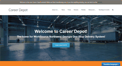 Desktop Screenshot of careerdepot.org